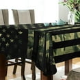 thumbnail image 3 of Coolnut American Flag Rectangle Tablecloth Spill-Proof Polyester Table Cloth Table Cover for Kitchen Dining Picnic Holiday Party Decoration,60"x108", 3 of 7