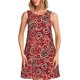thumbnail image 1 of Fotbe Vintage Red Paisley Vestido de Verano sin Mangas para Mujer – Vestido Midi Línea A, Estilo Camiseta Floral, Vestido Playero Casual y Fluido, 1 of 7