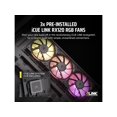 thumbnail image 4 of CORSAIR iCUE LINK 3500X RGB Tempered Glass Mid-Tower PC Case – 3x Pre-Installed RX120 RGB Fans – Reverse Connection Motherboard Compatible – Fits up to 10x 120mm Fans, 4 of 8