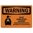 thumbnail image 1 of SignMission OS-WS-A-1014-L-12581 10 x 14 Po - Danger d'Inhalation de Poussières, 1 of 1