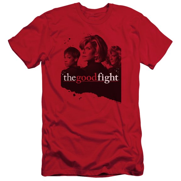 The Good Fight Diane Lucca Maia Adult 30/1 T-Shirt Red