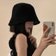 thumbnail image 2 of Sombrero de paja hueco con circunferencia de la cabeza de 56-58 cm, sombrero de verano para mujer, sombrero para el sol, sombrero de pescador anti-ultravioleta, 2 of 5