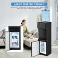 thumbnail image 4 of COSVALVE 5 Gallon Hot & Cold Top Loading Water Dispenser Cooler with Freezer Cabinet, Child Safety Lock, 4 of 9