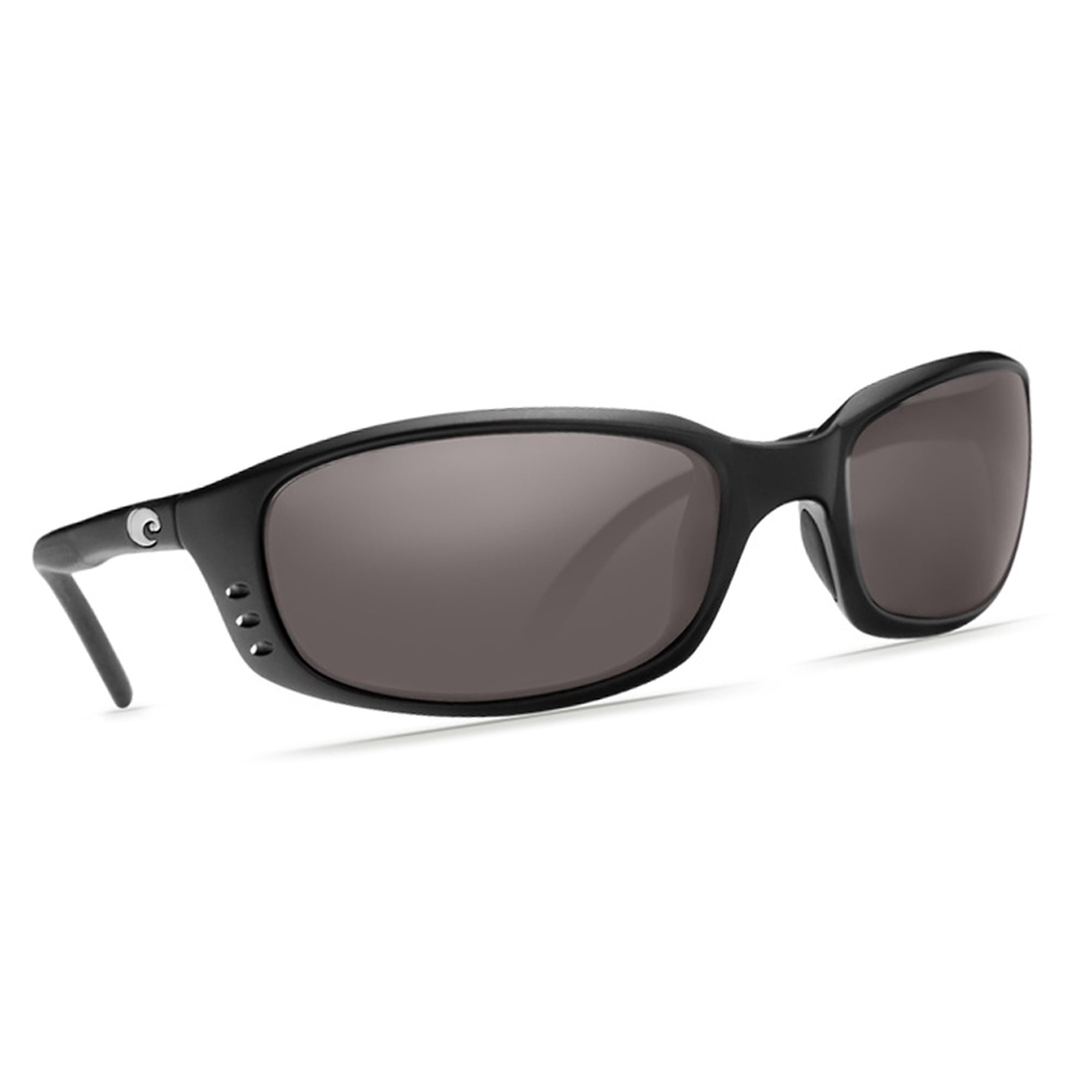 Costa Del Mar Costa Brine Matte Black Frame Sunglasses w/Gray 580P C-Mate 1.50 Lenses 06S7001-00040259