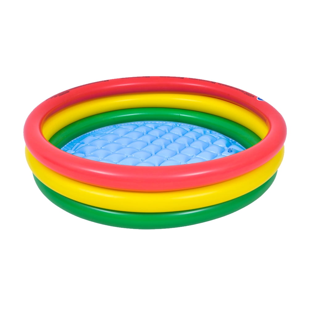 Inflatable Toddler Pool 86cm X 25cm Bubble Beam Floor for Comfort for sale online 