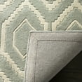 thumbnail image 4 of SAFAVIEH Chatham Graham Geometric Wool Runner Rug, Gray/Ivory, 2'3" x 15', 4 of 8