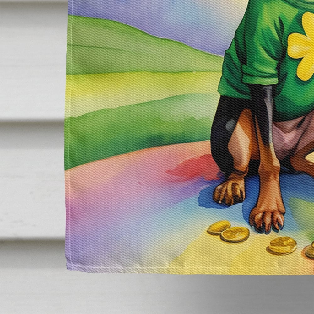 Miniature Pinscher St Patrick's Day House Flag 28 in x 40 in