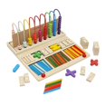 thumbnail image 3 of Juguetes de aprendizaje de matemáticas Juguete educativo de aprendizaje Ayudas para la enseñanza de matemáticas Niños Arcoíris Conexión de perlas, 3 of 9