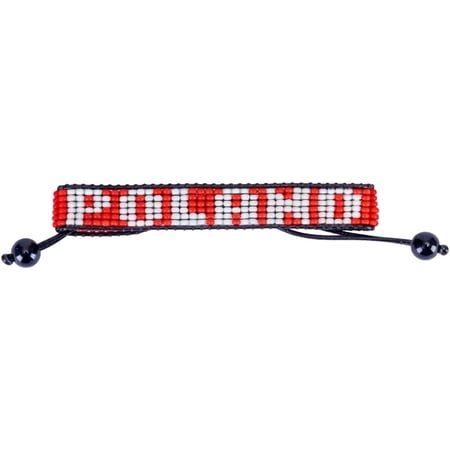 Polan Flag Bracelet – Handmade & Adjustable for Soccer Fans