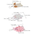 thumbnail image 4 of TABLZONE 3-Pack Plush Keychain Card Holders for , Cute Accessories and Stylish Bag Charms, 4 of 7