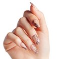 thumbnail image 2 of KISS imPRESS  Press on Nails, Undeniable, Brown, Medium Coffin, 30 Count, 2 of 12