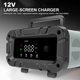 thumbnail image 1 of Cargador De Batería De Coche Digital Cargador de batería digital 12V 6A Cargador de reparación de automóviles para motocicletas automáticas (UE), 1 of 9