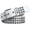 White, variant on Metal Punk Rock Rivet Studded Belt for Women Men, Gothic Belt with Bright Pyramid Studs