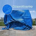thumbnail image 4 of Tarpaulin 3m x 4m Thickened Tarpaulin Waterproof Heavy Duty with Reinforced Grommets, Tarpaulin Cover, 4 of 5