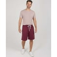 thumbnail image 5 of Real Essentials 3 Pack: Men's Cotton 9" French Terry Casual Lounge Sweat Shorts with Pockets (Available In Big & Tall), 5 of 7