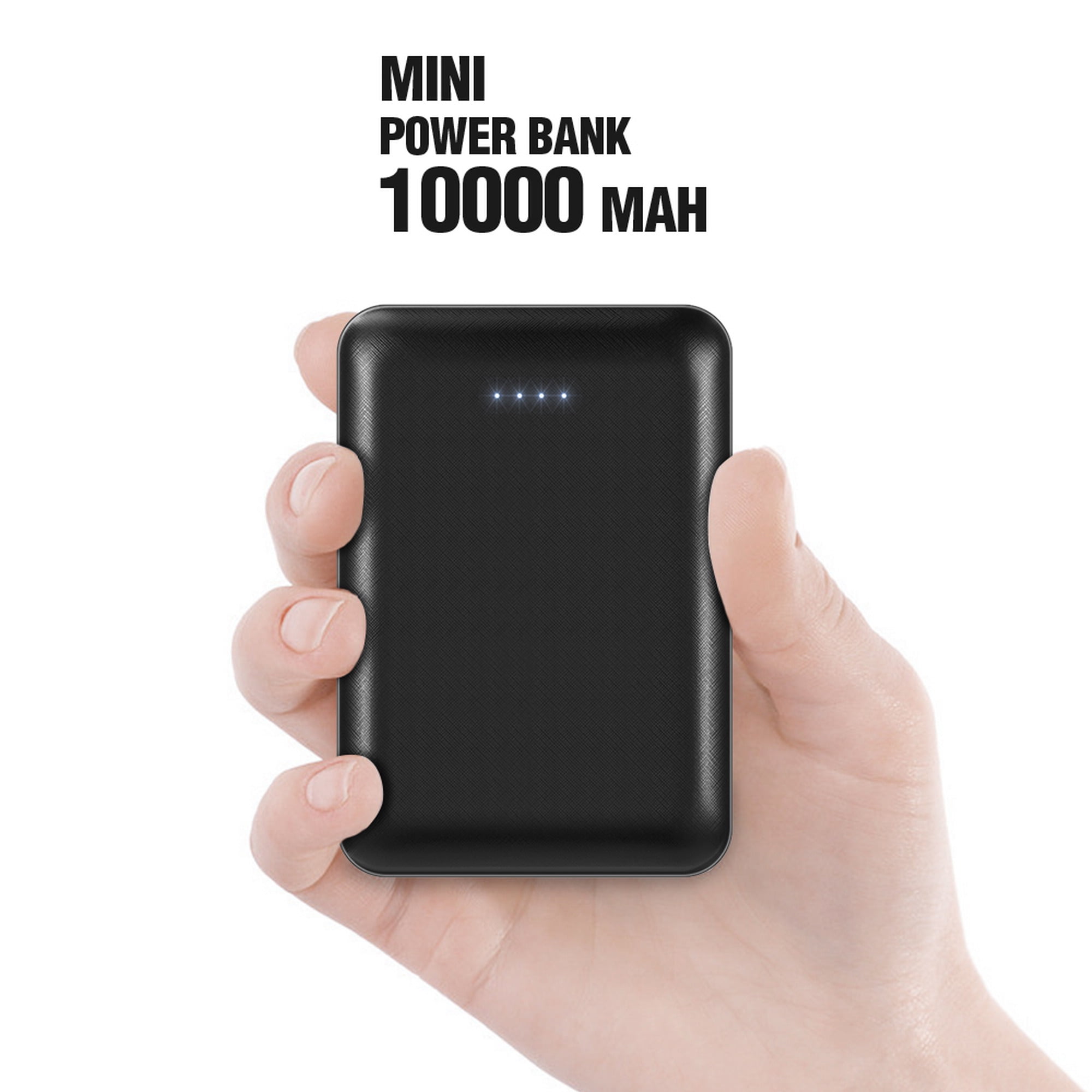10000mah Portable Battery Charger Luxmo Smallest Bank Fast 10000mah Portable Battery Charger Luxmo Smallest Bank Fast Charging Pack With 2 Usb Output Ports 5v 4a 1a Compatible Iphone