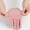 thumbnail image 2 of Guantes de terciopelo cálidos con forro polar y pantalla táctil de invierno para mujer, bonitos guantes para conducir al aire libre para estudiantes, para otoño e invierno, 2 of 3