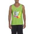 thumbnail image 1 of Artix - Men's Tank Top for Men, up to Men Size 3XL - Space Cat, 1 of 4
