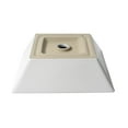 thumbnail image 3 of ALFI brand ABC912 White 17" Square Above Mount Ceramic Sink, 3 of 6