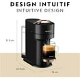 thumbnail image 3 of Vertuo Next Coffee and Espresso Machine by , Black with Rose Gold, 3 of 5