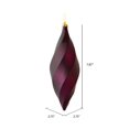 thumbnail image 3 of Vickerman M183126M 8 Po. Ornement Tourbillon Mat Prune 6 par Sac, 3 of 3