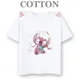 thumbnail image 2 of Camiseta de algodón para niños, camisetas de Disney Stitch y Mickey Mouse para niños, camisetas de verano a la moda, cuello redondo, camiseta informal de manga corta, 2 of 5