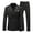 Black, variant on Male Autumn And Winter Suit Two Piece Solid Color Lapel Collar Long Sleeve Pocket Suit Jacket And Trousers Suits 3