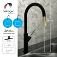 thumbnail image 5 of Belanger SVE78CCP Single Handle Pull-Down Kitchen Faucet, Polished Chrome, 5 of 15