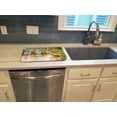thumbnail image 3 of Blue Heron and Deep Sea Fishing Boats Dish Drying Mat, 3 of 7