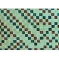 thumbnail image 1 of Ahgly Company Indoor Rectangle Checkered Light Blue Modern Area Rugs, 4' x 6', 1 of 4