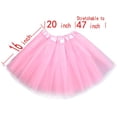 thumbnail image 2 of Women's Adult Classic Elastic 3 Layered Tulle Tutu Skirt, 2 of 5