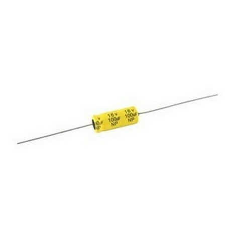22uf Axial Capacitors - Nte Electronics Axial Non Polarized Capacitor 22Uf 25V 10D X 19L 2 Pack