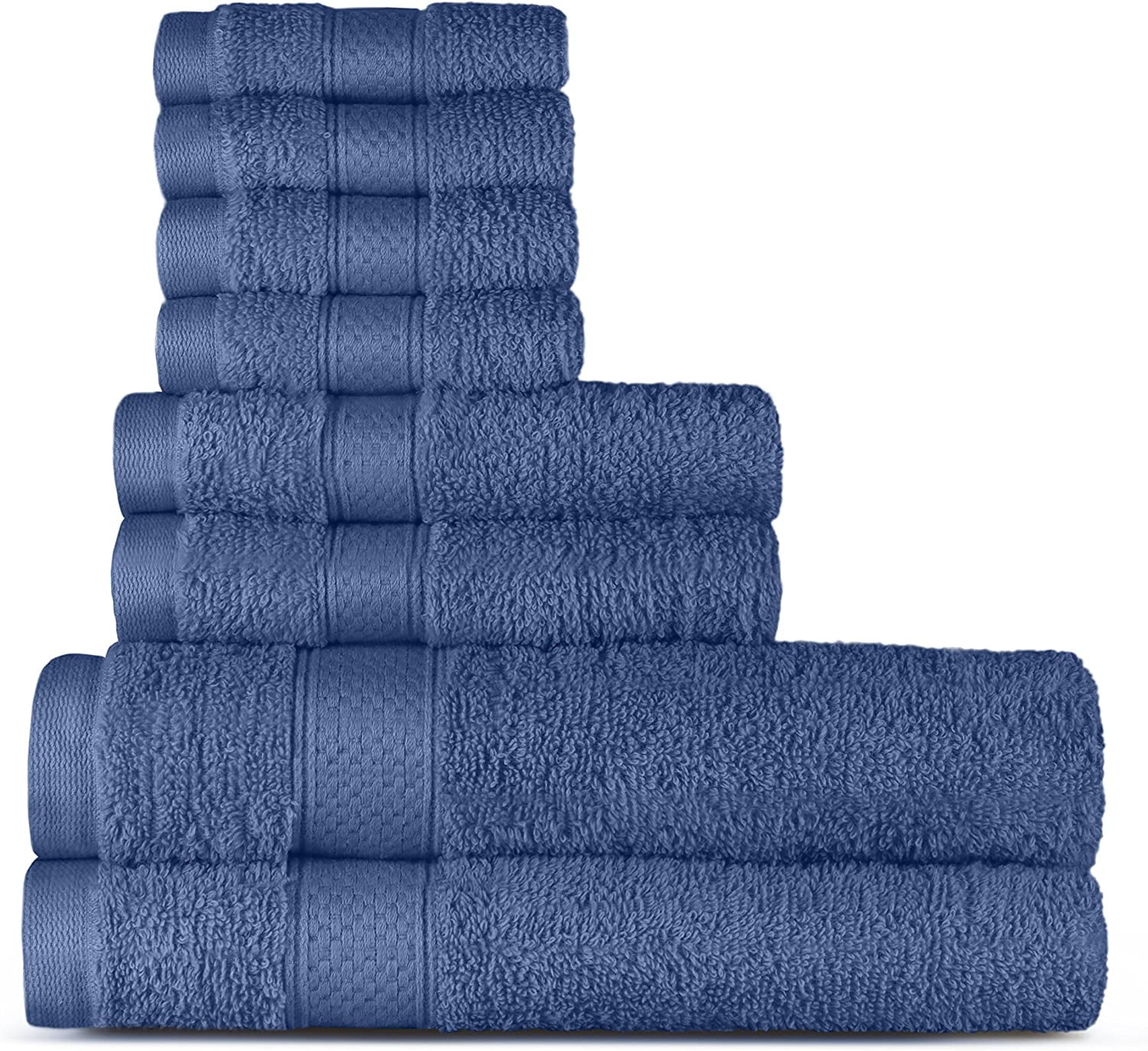 450 GSM 100% Cotton Soft Towel Set of 2 Pieces 2 Hand Towels 