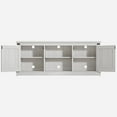 thumbnail image 4 of FESTIVO 58 in. Saw Cut TV Stand Entertainment Center for TVs up to 65 in. - Off White, 4 of 8