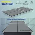 thumbnail image 2 of RayChee Foldable Table Tennis Table Conversion Top Foldable Tennis Topper for Tables Compact Design Easy Set-Up Ping Pong Game Accessories, 2 of 6