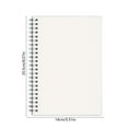 thumbnail image 3 of KQJQS A5 Spiral Notebook 80 Pages (8.07×5.51 in) – Graph, Ruled & Blank, Thick Paper, Flexible Plastic Cover, Durable Journal for Writing & Office, 3 of 6