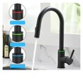 thumbnail image 1 of Gold Kitchen Faucets Silver Single Handle Pull Out Kitchen Tap Single Hole Handle Swivel Degree Water Mixer Tap Mixer Tap ,Effortless Installation, 1 of 7
