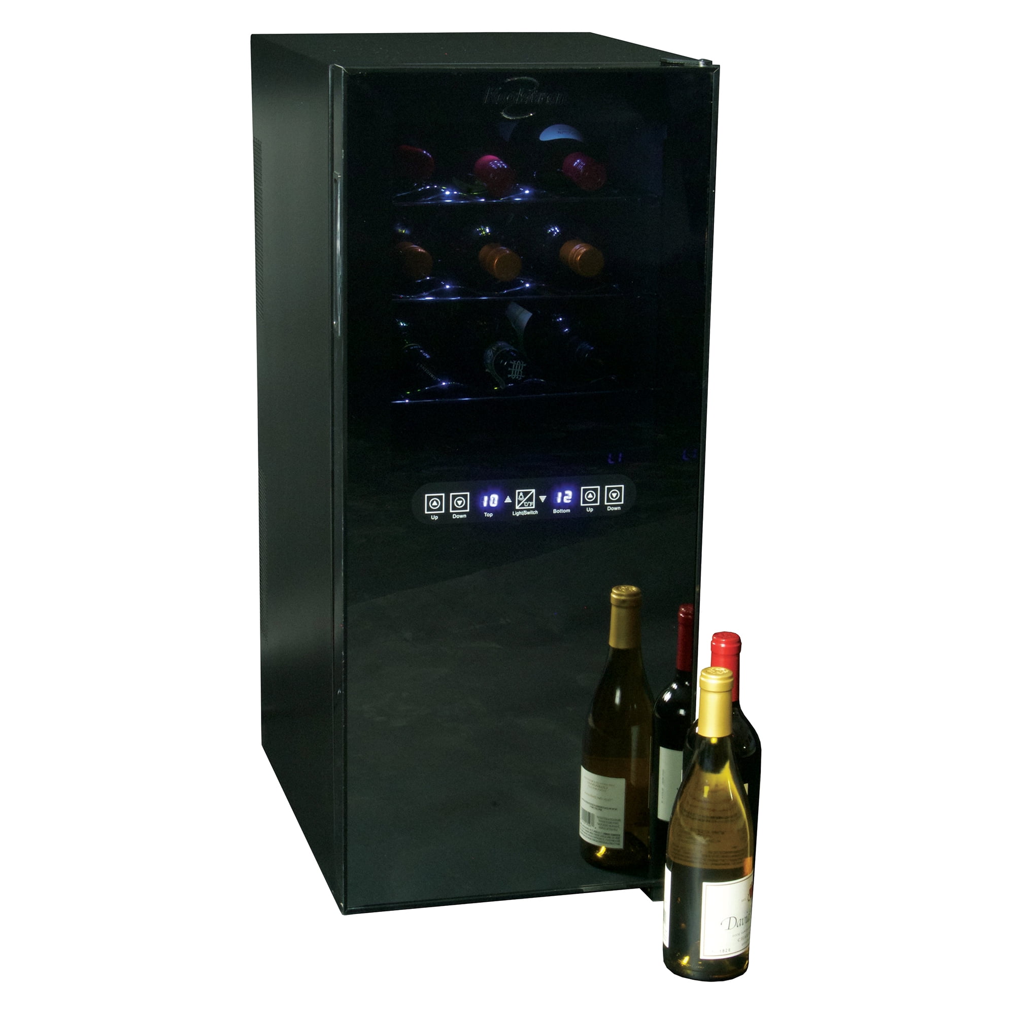 Koolatron 24 Bottle Dual Zone Wine Cooler with Digital Controls WC24