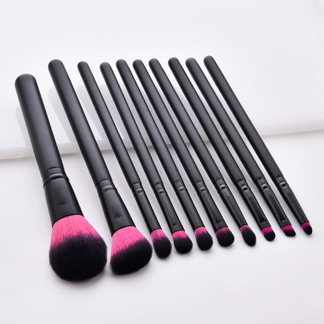 EGNMCR Eyeshadow Cosmetic Eyebrow Eyeshadow Brush Makeup Brush Sets Tools 12PCS Makeup brush
