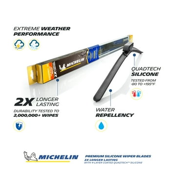 Michelin Endurance XT Advanced Silicone Wiper Blade 18",Last 2X Longer
