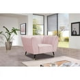 thumbnail image 2 of Meridian Furniture Beaumont Pink Velvet Chair, 2 of 5