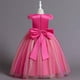 thumbnail image 4 of Vestido Para Niñas, Ropa Para Niñas, Vestido Para Niños, Vestido De Princesa Sin Mangas, Vestido De Malla Con Lentejuelas De Mariposa, Vestido Con Mechones, Rosa Intenso Odeerbi LM103-5830, 4 of 5