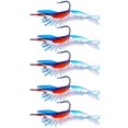 thumbnail image 1 of 5pcs 6cm 3g Jig Soft Señuelo Simulación Pesca Camarón Cebo Tackle (A), 1 of 8