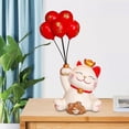 thumbnail image 4 of Colección de estatuas de gato de la suerte, decoración de Feng Shui chino, adorno de mesa de resina para Estilo B, 4 of 9