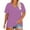 Purple, variant on Duoif Oversized Tshirts for Women Plus Size V Neck T Shirts Women Short Sleeve Tops Casual Summer Tshirts Loose Fit Tee Womens Summer Tops Yellow XXXL