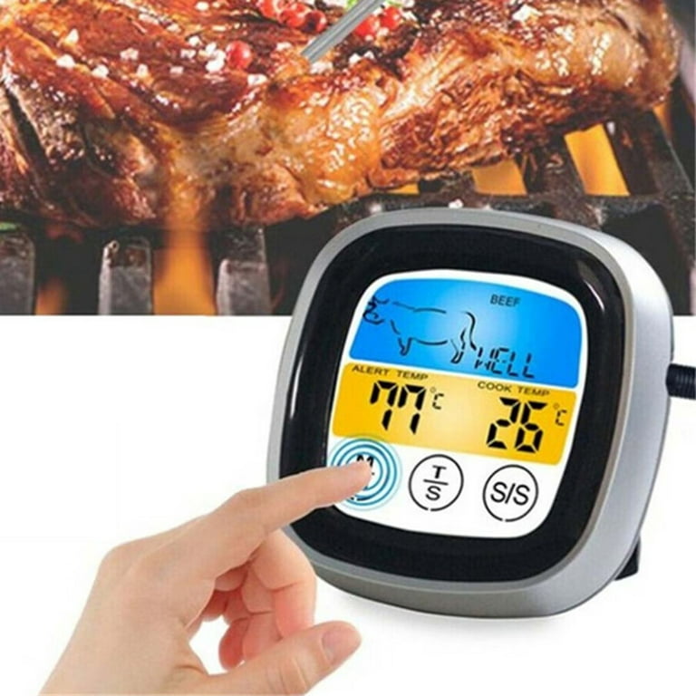 Fabuletta Rechargeable Digital Meat Thermometer - Dual Probe Instant Read  Thermometer with Alarm Waterproof Kitchen Food Thermometer for Cooking,  Grill, BBQ, Smoker, Candy, Liquids and Oil Frying 