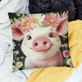 thumbnail image 2 of Patifu Just a Girl Who Loves Pigs Throw Pillow Covers Gifts for Pig Lovers Women Girls, Pig Decor Pillow Cases for Bedroom Living Room, Pig Piggy Pillowcases for Couch Bed 20x20in, 2 of 5