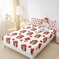 thumbnail image 4 of jejeloiu Wild Wild Hedgehog Twin Sheet Sets,Rustic Fungus Cartoon Mushroom Bedding For Girls Teens 3pcs, 4 of 7