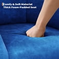 thumbnail image 4 of Ataujin Comfy Accent Chair, Ergonomic Reading Chair with Armrests, Boucle Living Room Chairs for Living Room Bedroom and Waiting Room, 4 of 7