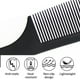 thumbnail image 3 of Peine de cardado profesional, peine de barbero con dientes finos y anchos, peine de corte de fibra de carbono negro, peine de peinado., 3 of 5